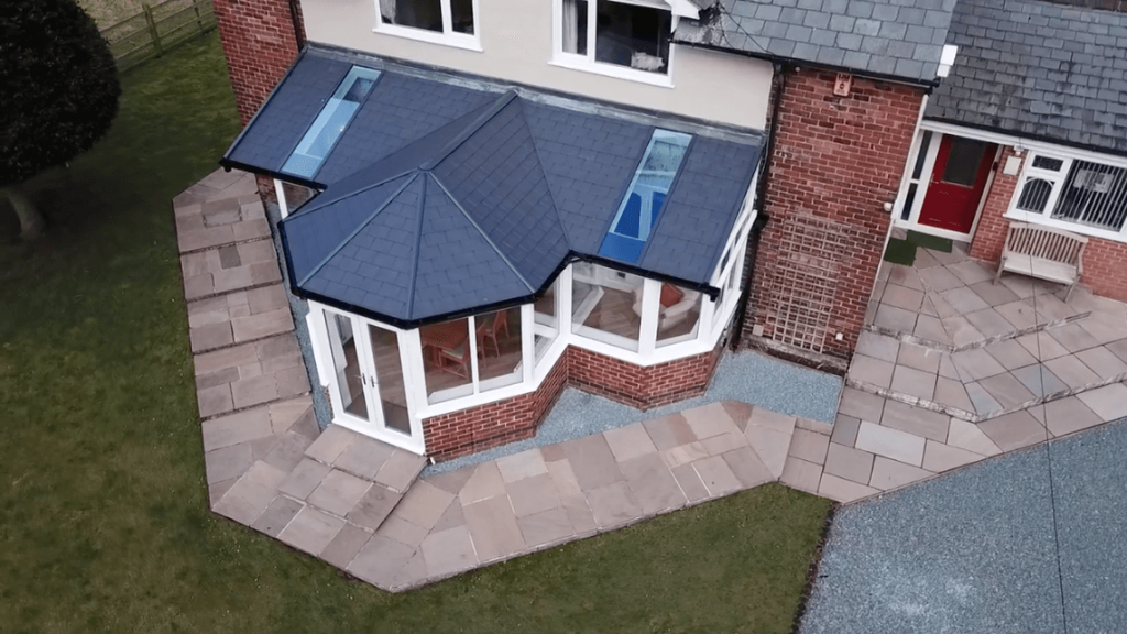 tiled roof conservatory