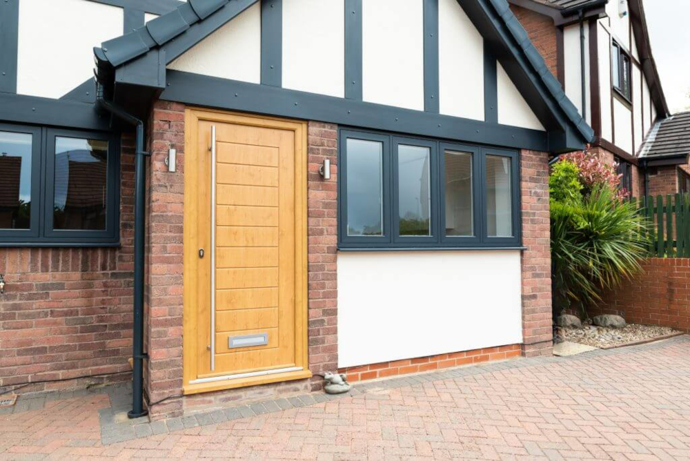 Wood Effect Composite Door