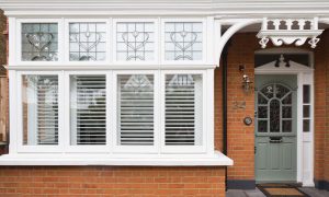 George Barnsdale white timber casement windows