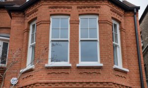 white timber sliding sash windows