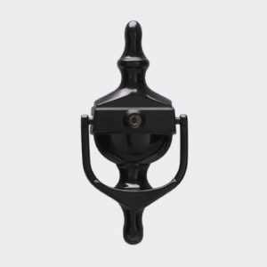 black chrome door knocker