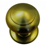 gold centred door knob