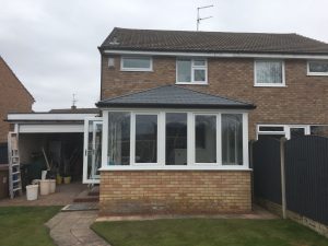 white conservatory refurbishment