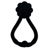 black door knocker
