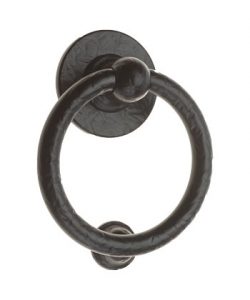 traditional black door knocker