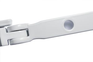 white finish window hardware