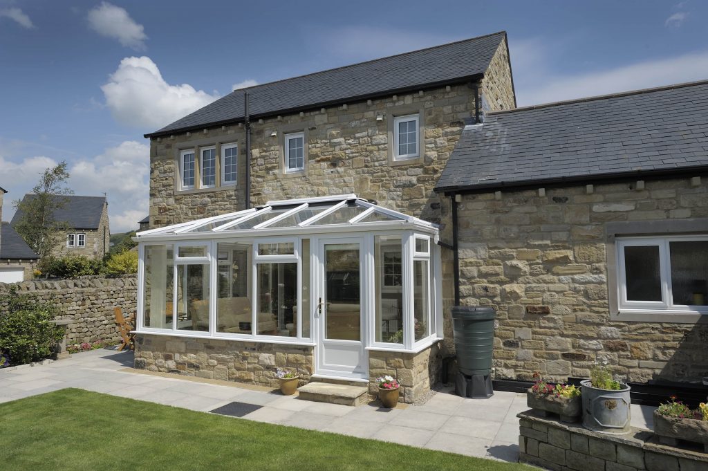 White PVCU Conservatory